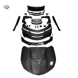 Kit <span class=keywords><strong>de</strong></span> Carrocería Estilo <span class=keywords><strong>Transformers</strong></span> para Chevrolet <span class=keywords><strong>Camaro</strong></span> 2011-2017 con Parachoques Delantero, Faldones Laterales, Parachoques Trasero, Capó <span class=keywords><strong>de</strong></span> Fibra <span class=keywords><strong>de</strong></span> Carbono y Alerón <span class=keywords><strong>de</strong></span> Maletero - Product Image 1