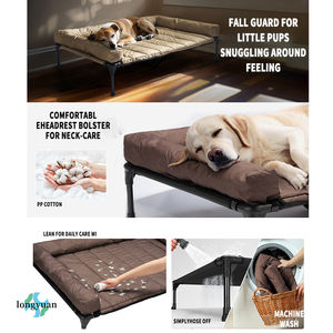Anpassbare Faltung Komfortable Outdoor-Reise Erhöhtes Haustier bett Moderner Stil mit höhen verstellbarem Hunde bett Abnehmbares Kissen - Product Image 6
