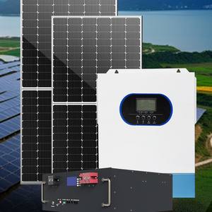 Système de stockage solaire hybride hors réseau 5KW 10KW 20KW 30KW 10KVA, système d'alimentation solaire tout-en-un, kit complet pour maison - Product Image 1