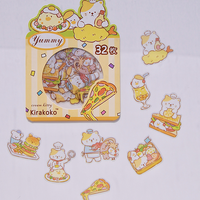Kirakoko autocollant en PVC étanche mignon Animal fête Dessert parc d'attractions autocollants de Station spatiale