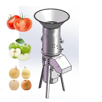 Broyeur industriel de fruits de fraises, broyeur automatique adapté aux pommes, aux légumes