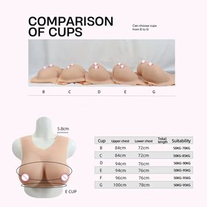 Prothèses Mammaires en Silicone de Gainage pour Mastectomie, <span class=keywords><strong>Cancer</strong></span>, Traversti, Drag Queen, Transsexuel, Sissy – Poitrine Artificielle Enorme - Product Image 4