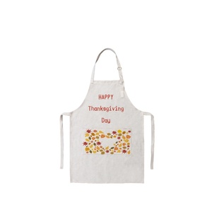 <span class=keywords><strong>Tablier</strong></span> imprimé blanc en <span class=keywords><strong>lin</strong></span> pour adultes, accessoire personnalisé par Sublimation - Product Image 1