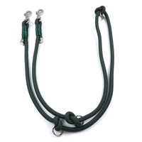 Laisse pour chien en nylon tressé robuste de 2 m, style tie-dye, corde de traction pour chien, corde d'escalade