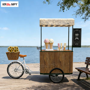 Fast Food Motor Tricycle For Sale <b>Portable</b> Bike <b>Freezer</b> Ice Cream Truck Cart - Product Image 4