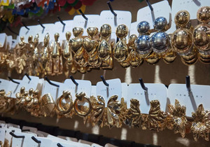 Pendientes de Oro africano con estilo, joyería barata, descuento - Product Image 4