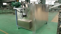Machine à rôtir les cacahuètes en acier inoxydable industriel avec moteur - Four commercial pour la cuisson, le rôtissage et le décorticage, capacité de 100 kg/h