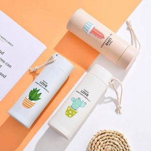 ขวดน้ำแก้วกันความร้อน ปราศจากสาร BPA ขนาด 400 มล. พร้อมฝาปิดแบบมีหูจับ ดีไซน์น่ารัก เป็นมิตรกับสิ่งแวดล้อม เหมาะเป็นของขวัญส่งเสริมการขายสำหรับเปิดเทอม - Product Image 5