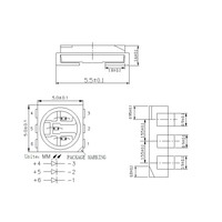 Puce LED SMD 5050 d'origine de Séoul, haute puissance 5W, blanc froid, jaune, dimmable, éclairage intérieur lumineux, lentille zoom 5mm, perle de lampe 6V