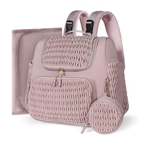 Sac à langer pour bébé réutilisable et écologique avec logo personnalisé, sac à dos de voyage multifonctionnel de grande capacité et de haute qualité