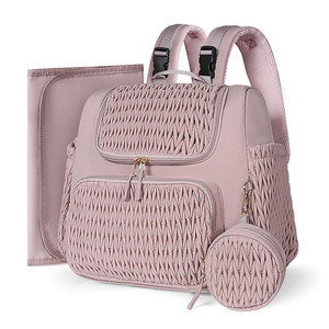 Kunden spezifisches Logo Baby Wickelt asche Mommy Bag Große Kapazität Hochwertige multifunktion ale Reise rucksack Isolation tasche - Product Image 2
