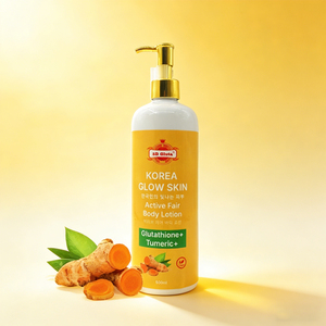 Lozione Corpo Schiarente Coreana GLOW SKIN <span class=keywords><strong>Active</strong></span> Fair con Curcuma, Idratante e Nutriente - Product Image 4