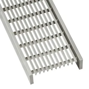 Grille de drainage paysagère en acier inoxydable, ajustement parfait entre <span class=keywords><strong>pelouse</strong></span> et allée en béton - Product Image 1