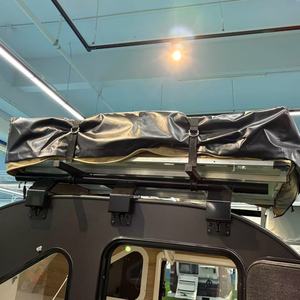 Mini caravane de voyage compacte et aérodynamique 2025, modèle coup de cœur, avec tente de toit, boîte à outils avant et suspension indépendante - Product Image 3