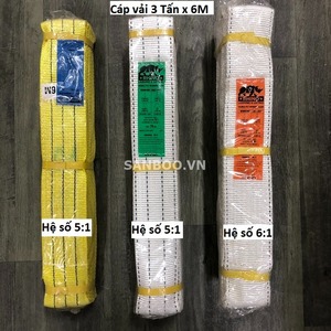 Cable de grúa de carga de 3 toneladas de alta calidad, eslinga de tela de poliéster reforzado sintético de 7,5 cm, eslingas de elevación de alta flexibilidad - Product Image 3