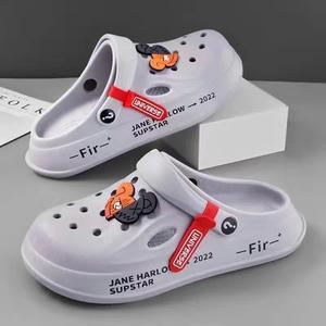 <span class=keywords><strong>Chaussons</strong></span> à trous d'ours double face pour hommes, nouvelle collection 2023, pantoufles épaisses pour couples avec sandales à bout enveloppé et antidérapantes, décontractées et douces - Product Image 3