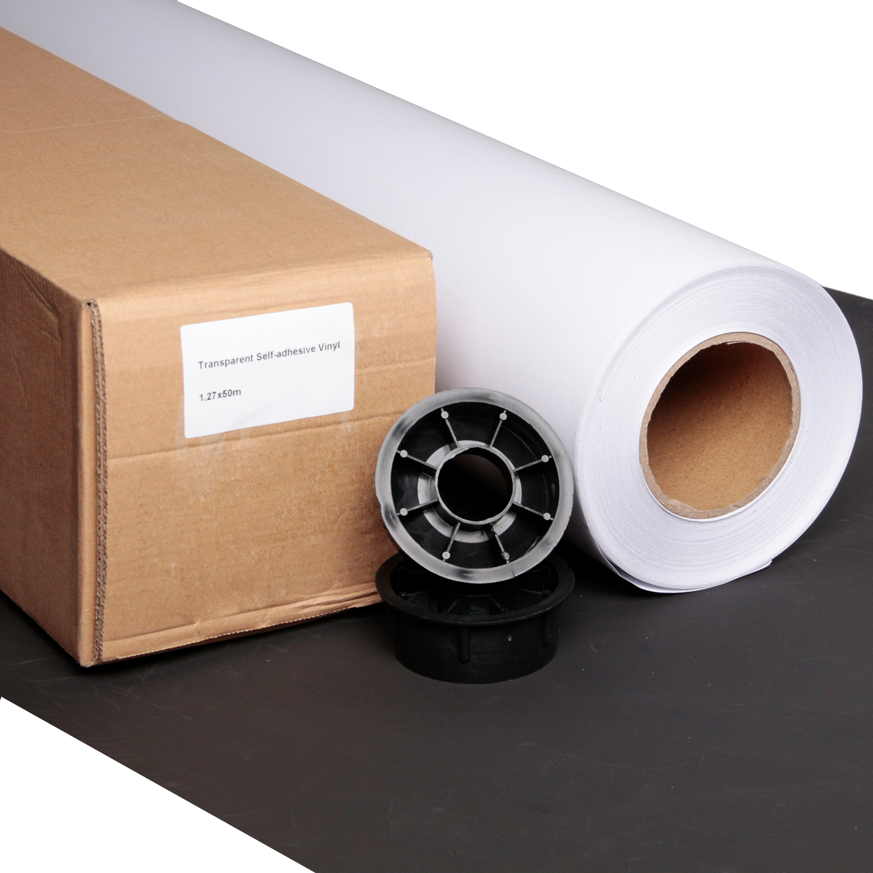 Large Stock Available, Best-selling Transparent Permanent Glue Self Adhesive Vinyl, 80MIC PVC Film and 120GSM Paper Liner.