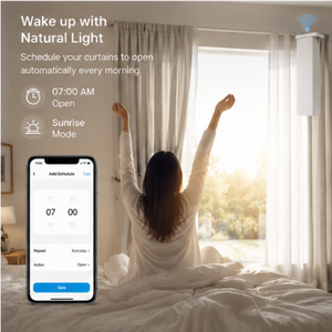Motor para <span class=keywords><strong>Cortinas</strong></span> Matter WiFi 2N.m con Capacidad <span class=keywords><strong>de</strong></span> Carga <span class=keywords><strong>de</strong></span> 100 kg, Abrepuertas Eléctrico Inteligente AC100-240V, <span class=keywords><strong>de</strong></span> Lujo para Exteriores, Compatible con Apple Home, Alexa y SmartThings - Product Image 4