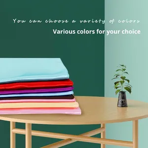 YiMing stile nordico tinta unita raso <span class=keywords><strong>Runner</strong></span> da tavolo con bordi cuciti a prova di 100% personalizzabile in poliestere semplice tavolo da Hotel moderno - Product Image 3