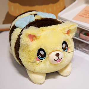 Lindo insecto gordito muñeco de peluche ciervo escarabajo <span class=keywords><strong>abeja</strong></span> orquídea Mantis juguete de peluche para regalo de cumpleaños de los niños - Product Image 6