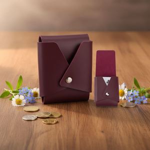 Single Deck PU Leather <b>Playing</b> <b>Card</b> Holder Protector Durable Poker Case Multipurpose Wallet Coin Pouch for Board Games - Product Image 6