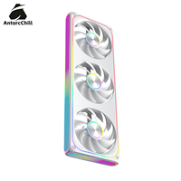 AntarcChill - Juego de Ventiladores Enlazables de 360 mm Directo de Fábrica, Servicio OEM/ODM, Ventiladores PWM ARGB Integrados para Distribuidores Globales