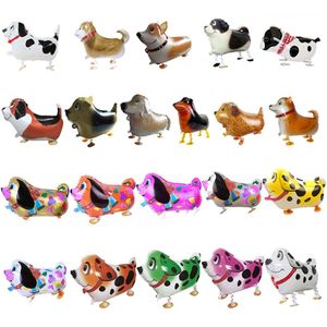 Bán buôn Helium tốt nghiệp ảnh đi bộ Pig Elephant Puppy khủng long đi Bộ động vật bóng đi bộ Pet nhôm lá bóng - Product Image 2