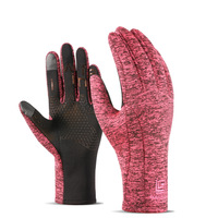 2021 nuevos deportes impermeables hombres y mujeres montar al aire libre pantalla táctil guantes cálidos con forro polar