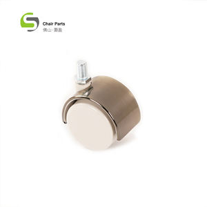 Fabrication <span class=keywords><strong>de</strong></span> <span class=keywords><strong>roulettes</strong></span> dorées <span class=keywords><strong>pour</strong></span> meubles 50MM PU Heavy Duty Thread Pin <span class=keywords><strong>sans</strong></span> <span class=keywords><strong>frein</strong></span> - Product Image 3