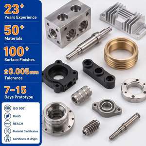 Vente directe des fabricants, pièces CNC en titane sur mesure, acier inoxydable, plastique, aluminium anodisé, usinage pour équipement industriel - Product Image 1