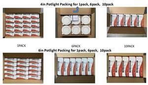 ETL 울트라 슬림 4 인치 <span class=keywords><strong>LED</strong></span> 매입형 통 3CCT 5CCT 조정 가능한 패널 조명 810lm 주방용 9W 전원 - Product Image 5