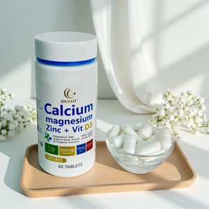 Compresse di Calcio, Magnesio, Zinco e Vitamina D3 per Adulti: Supporto per il Rilassamento Muscolare, Alleviamento della Fatica e Facilitazione dell'Assorbimento del Calcio - Product Image 1