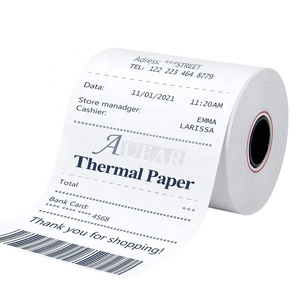 Rotolo di carta termica della stampante del rotolo del registro della carta termica dell'oem per la macchina di posizione di bancomat - Product Image 4