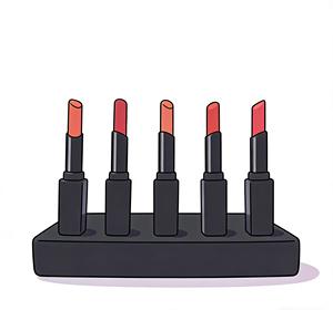 Cantidad mínima de pedido al por mayor de fábrica: Juego de 5 labiales de terciopelo mate en tubo brillante, 1.6g cada uno, con bolso incluido. - Product Image 3