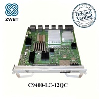 Módulo de Switch Cisco C9400-LC-12QC, Serie Catalyst 9400, Tarjeta de Línea con 4 Puertos 100G QSFP28+ y 4 Puertos 40G QSFP+
