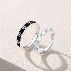 New Trendy Sweet Lover Iris Flower <b>Couple</b> <b>Ring</b> Trend Personality Open <b>Ring</b> for Lover Men Women Flower Ringer <b>Ring</b> - Product Image 2