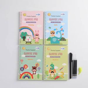 Libro de Práctica de Caligrafía Reutilizable Sank, Popular para la Educación Temprana y el Aprendizaje Mágico de Escritura para Niños - Product Image 1