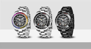 <span class=keywords><strong>Montre</strong></span> mécanique Pagani Design 1777 personnalisable <span class=keywords><strong>pour</strong></span> <span class=keywords><strong>homme</strong></span>, bracelet en acier inoxydable, étanche, automatique, cadran ajouré, bracelet personnalisable - Product Image 6
