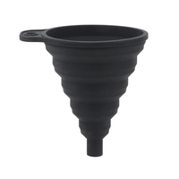 Offre Spéciale de cuisine pliable de qualité alimentaire sans Bpa Silicone petit Mini vente en gros accessoires pour la maison entonnoir en Silicone pliable