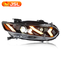 Pour Honda 10e génération Accord 2018-2022 Modification des phares Diode lumineuse complète Double lentille lumineuse lumière dynamique Turnsignal Light