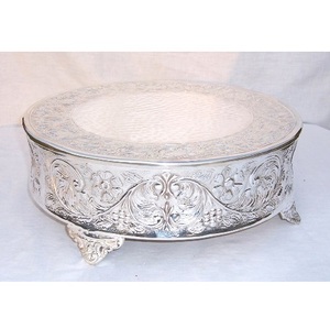 Soporte para Tartas con acabado dorado en relieve de aluminio y metal de alta calidad Soportes para tartas de forma redonda a un precio asequible - Product Image 6