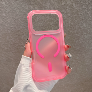 เคสไฮบริด PC ป้องกัน 360 องศา พร้อมฟิล์มกันรอย TPU สำหรับ iPhone 17 Pro Max, Air 16, 15, 14, 13, 12 Plus รองรับการชาร์จไร้สายแบบแม่เหล็ก - Product Image 1