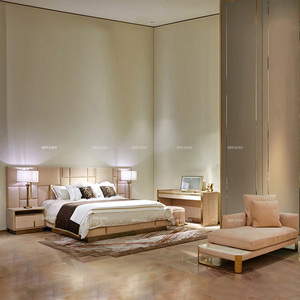 Bedroom Furniture Double Hotel Metal <b>Bed</b> <b>Frame</b> Luxury Leather 2m Upholstered King Size <b>Beds</b> VLIPE-<b>BED</b>-02 Bedroom Furniture Doubl - Product Image 3