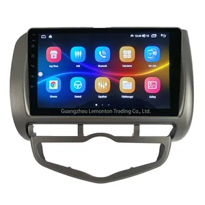 9 Zoll HD Touchscreen für 2006 Honda Jazz City Auto AC LHD Android 11.0 GPS Navigation Radio Carplay Unterstützung DAB TPMS