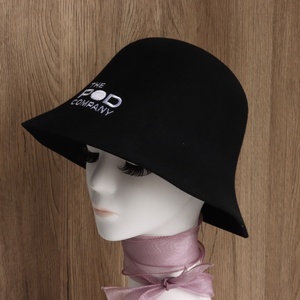 Ulike Reusable Eco Australian <b>Merino</b> <b>Wool</b> Felt Sauna <b>Hat</b> Soft Comfort-Fit Hanging Loop Custom Logo Embroidery Bath Shower Cap - Product Image 4