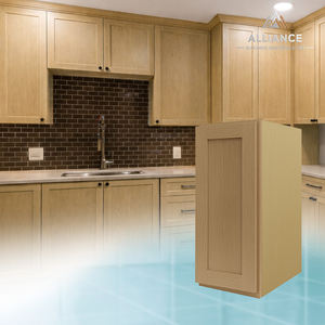 W1236-W1536 Mueble de cocina de pared con una sola puerta |   Gabinete de cocina estilo Shaker RTA en stock |   Gabinete de Cocina de Roble Blanco en Oferta - Product Image 1