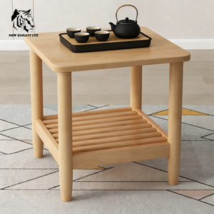 Table basse en bois de style log, nouvelle mode, pour salon, prix d'usine, personnalisable, en stock, écologique - Product Image 1