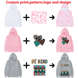 Heavy Weightnew Fashion High Quality Plain <b>Hoodies</b> Men Sublimation <b>Hoodies</b> for 100% Cotton <b>Hoodies</b> - Product Image 4