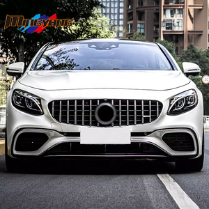กระจังหน้ารถยนต์กันชนรถสำหรับ Mercedes <span class=keywords><strong>Benz</strong></span> <span class=keywords><strong>S</strong></span> <span class=keywords><strong>Class</strong></span> <span class=keywords><strong>S</strong></span> <span class=keywords><strong>Coupe</strong></span> W217อัพเกรดเป็นชุดตัวถังรถ S63 - Product Image 3