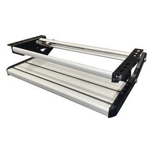 <span class=keywords><strong>Vente</strong></span> directe d'usine, marchepied simple pliable manuel en alliage d'aluminium, utilisé dans les camping-cars, les caravanes et les camping-cars - Product Image 2